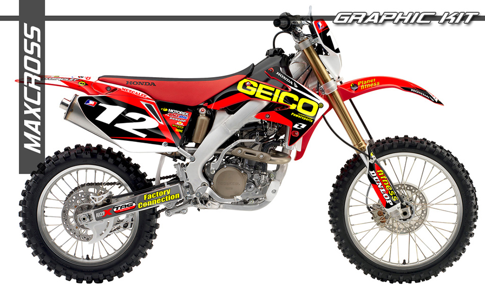 HONDA CRF-R CRF-X 2004-2019 GEICO STYLE